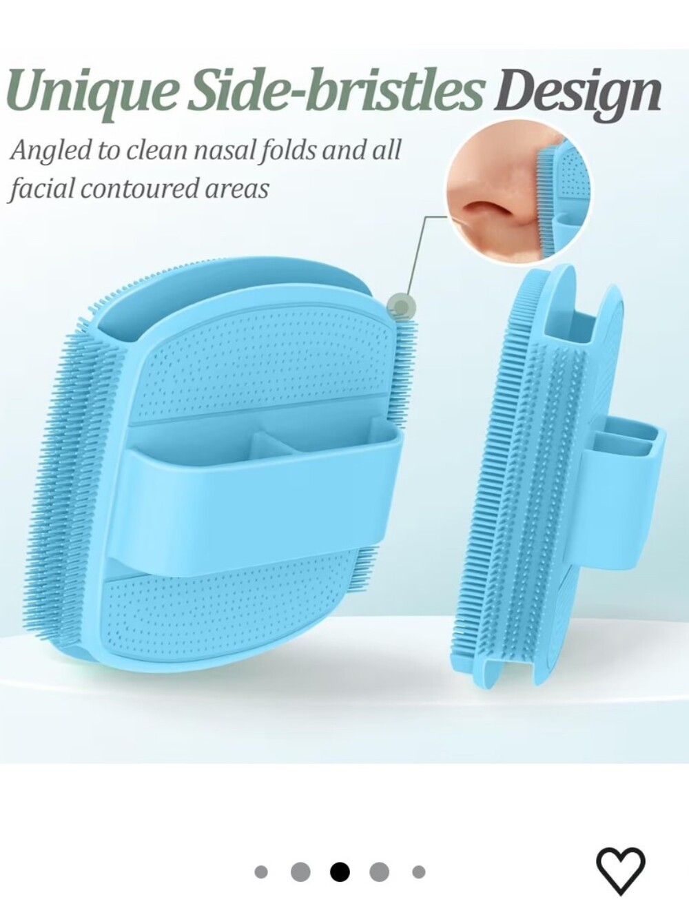 Silicone Face Scrubber 2PCS - Picture 3 of 9